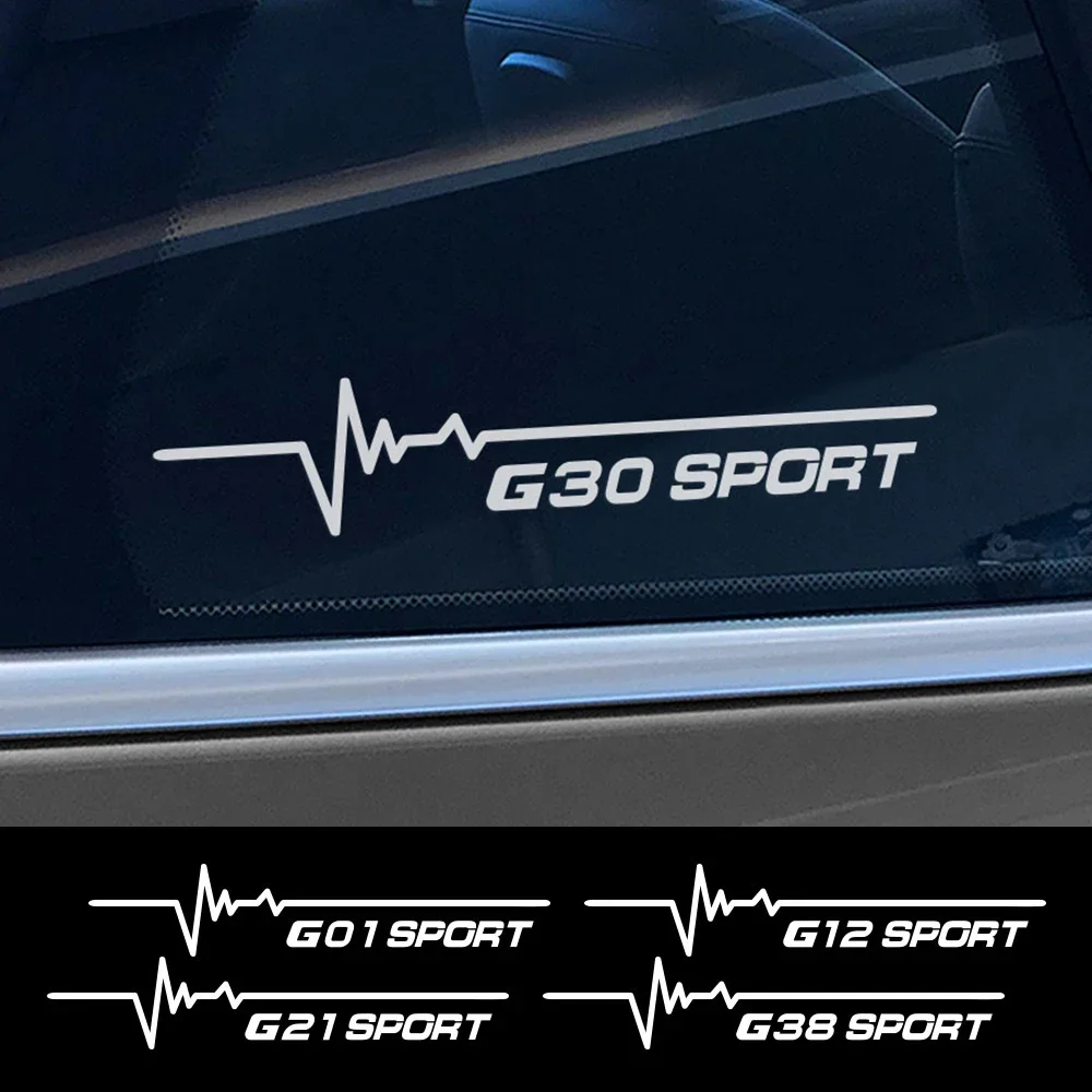 

2PCS Car Window Sticker Reflective Decal Accessories For BMW G30 G20 G31 G05 G02 G01 G06 G07 G08 G11 G12 G14 G15 G16 G21 G32 G38