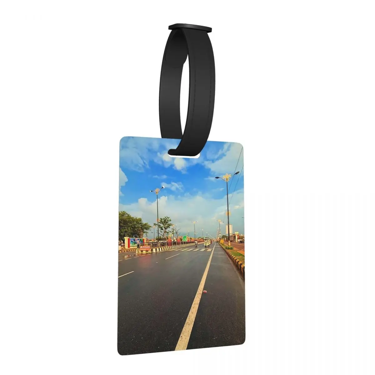 

Worn Out Jameson Street Poster Luggage Tags Suitcase Accessories Travel Cute Baggage Boarding Tag Label Holder ID Name Address