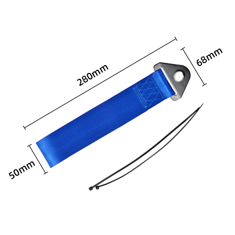 Correa de remolque de nailon con logotipo para coche, cuerdas de remolque, decoración de parachoques, M Power Performance F34, F32, F31, F36, F20,