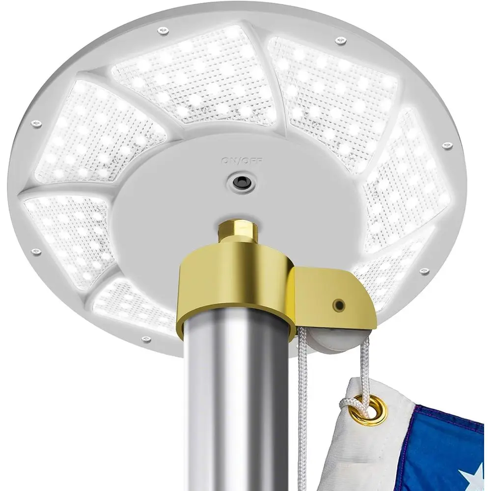 

Светильник для столбов r lag Pole Light, 176 светодиодов, сверхъяркий, для столбов 15-25 т, с питанием от солнечной батареи, включение от заката до рассвета (белый)