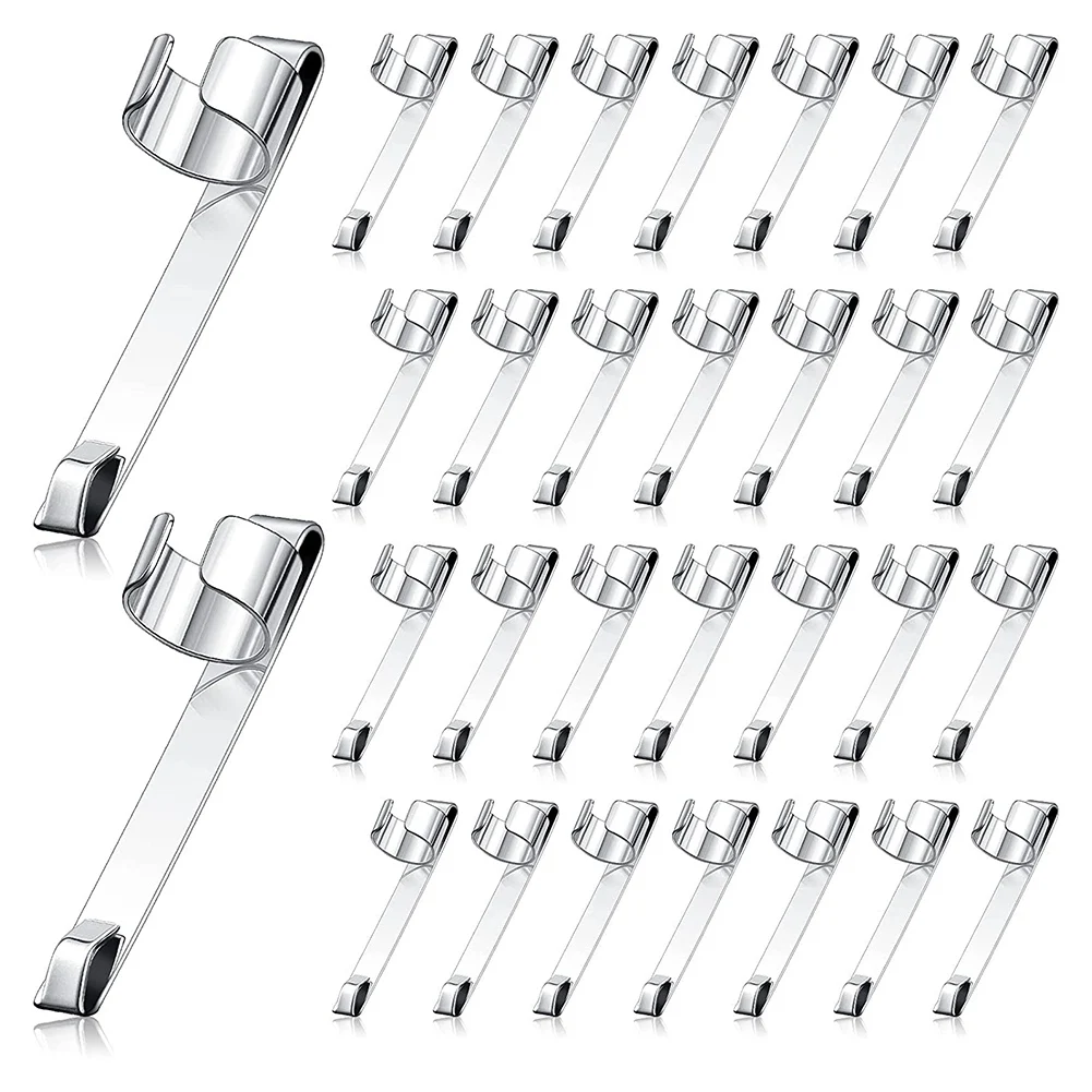 High-end Metal Pencil Clips Slide on Pencil Pocket Clips Snap in, Pencil Holder Clip Metal Hangable Portable Pencil Clips, 60 Pc