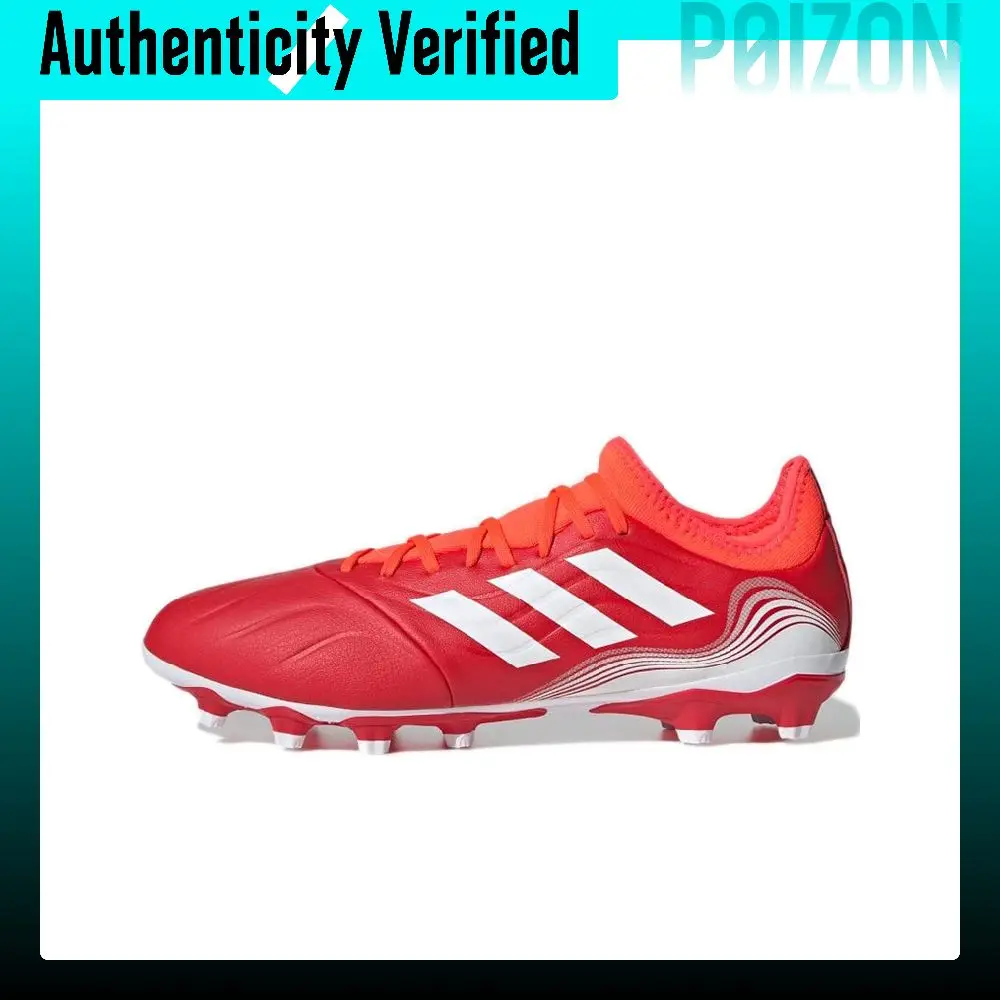 Adidas Copa Sense.3 MG Multi Ground Abrasion Resistant Abrasion Resistant Soccer Shoes Men's Red FY6190