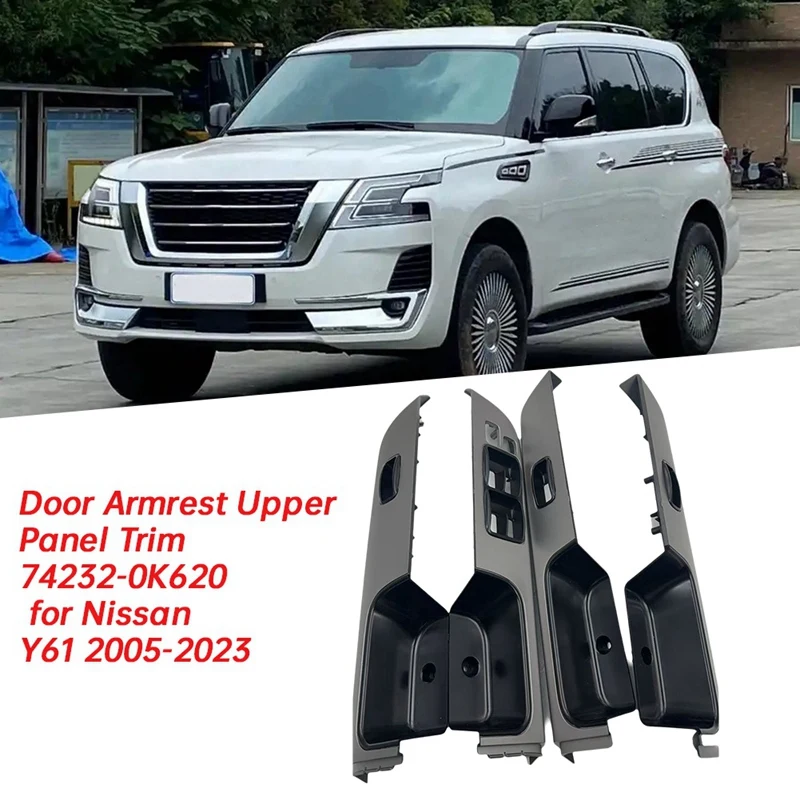 

4Pcs/Set Car Door Armrest Upper Panel Trim 74232-0K620 New Arrivals in Stock