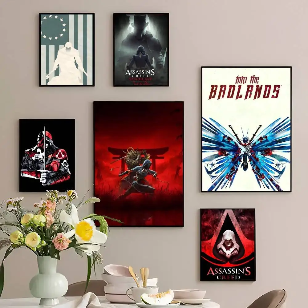 A-القتلة العقيدة ملصق HD الملصقات غرفة المنزل بار مقهى ديكور الفن طلاء جدران صورة #1