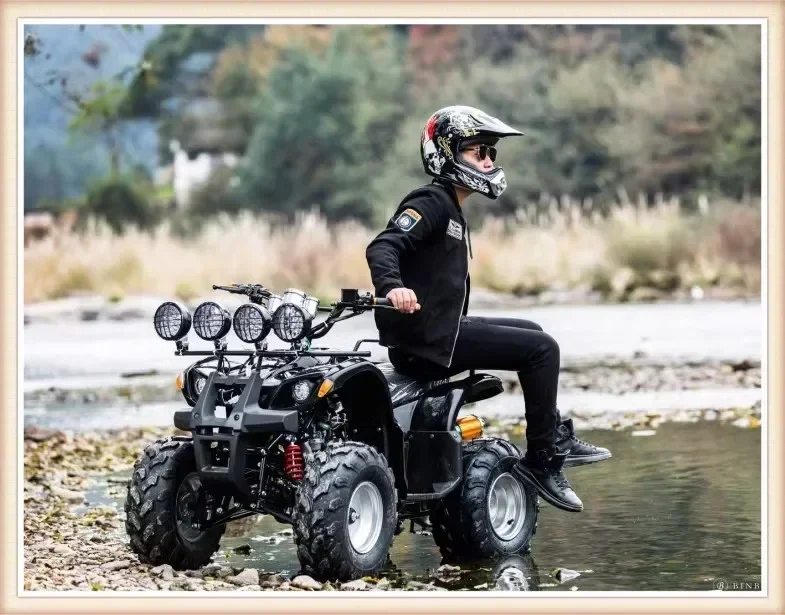 Two Seater 4WD Water Cooled Axle Drive Adult ATV Off Road Vehicle for Outdoor Mountain Cross Country Travel Adventure