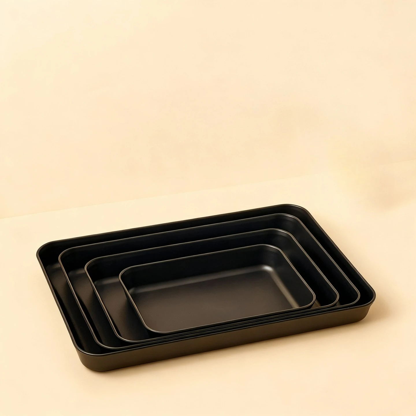 Verdiepen Plastic Opbergvak Multifunctioneel Rechthoekig Fruitschaal Taart Dessertbord Keuken Organizer Voedsel Dienblad