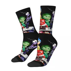 Happy Funny Male Men Socks Harajuku Inside Out 2 Emotional Group Sock Skateboard Women Stockings Spring Summer Autumn Winter