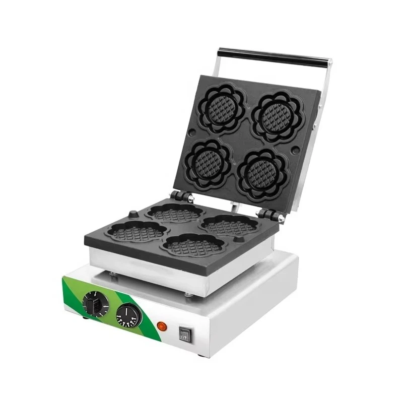 Commercial electric commercial waffle maker to make commercial egg bubbles