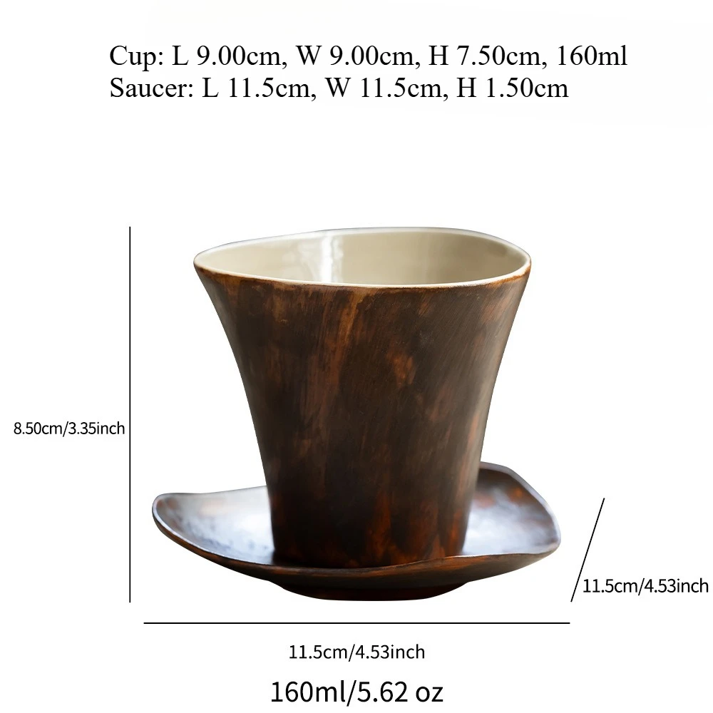 

Japanese-style vintage glazed mug, 160ml random ceramic mug, personalized coffee mug, hot-selling wholesale