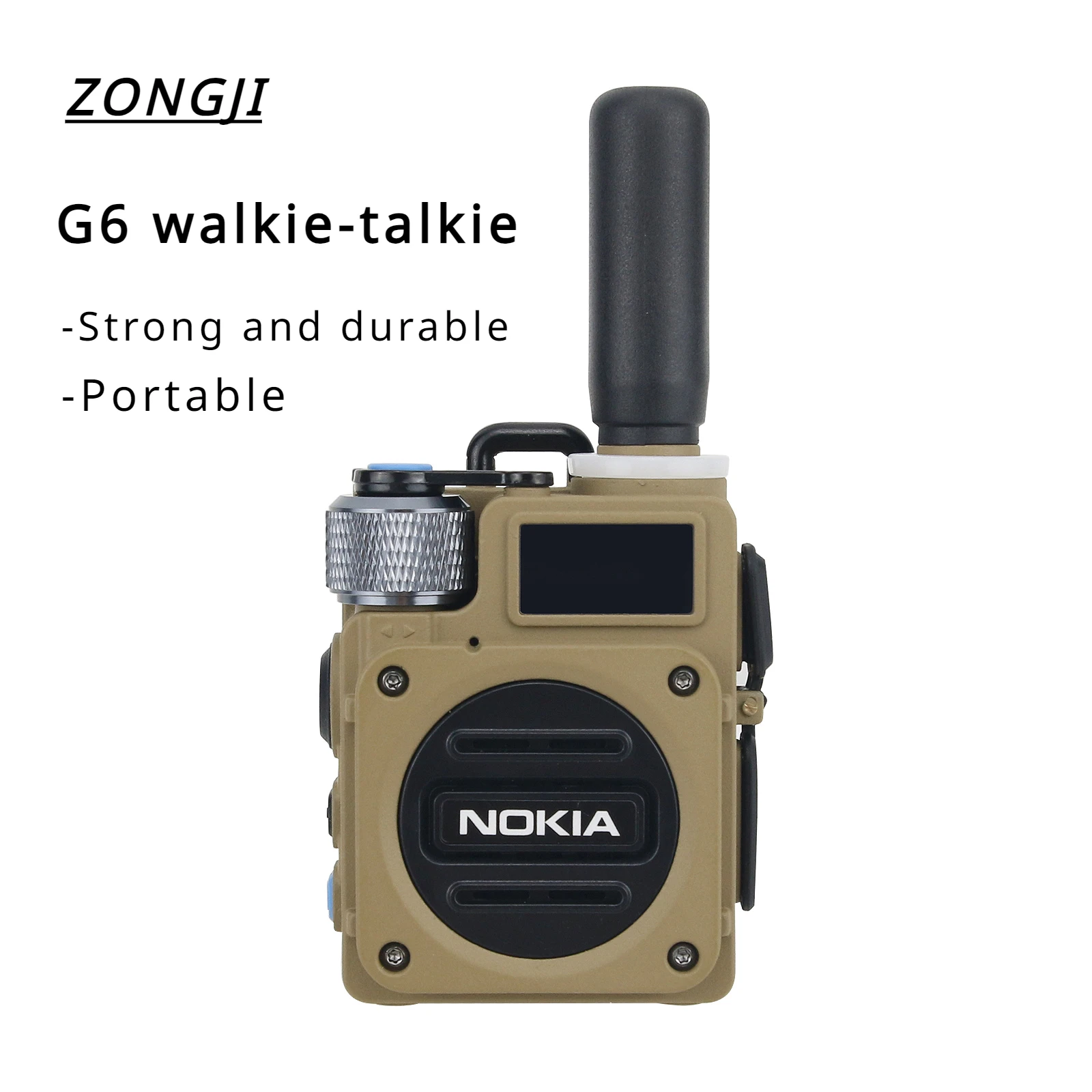 Ręczny transceiver G6 Walkie Talkie 5000KM Poręczny transceiver UHF 400-470Mhz Stabilizacja komunikacji radiowej Łatwe przenoszenie