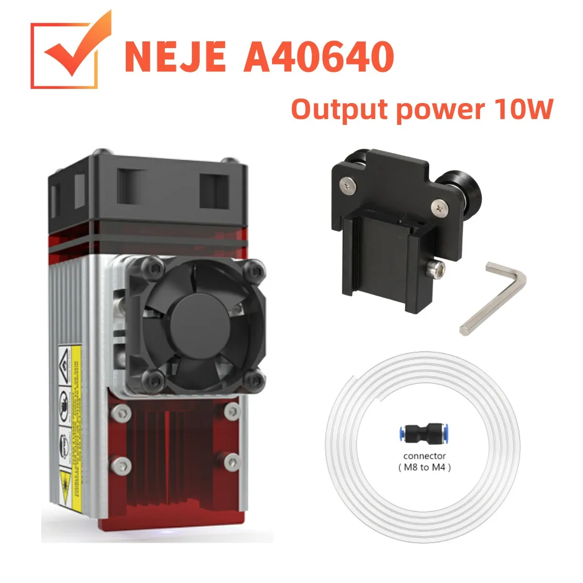 NEJE master 2/2s/3 laser module 450nm blue laser, compressed spot 6W 10W for laser cutting machine CNC DIY laser engraving