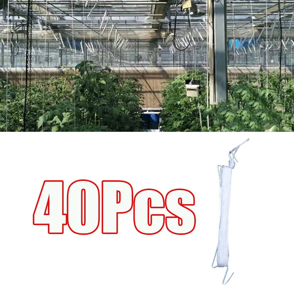 Vegetable Planting Tomato Hooks Nylon Garden Clips Plant Support Tool for Truss Stabilization and Easy Gardening