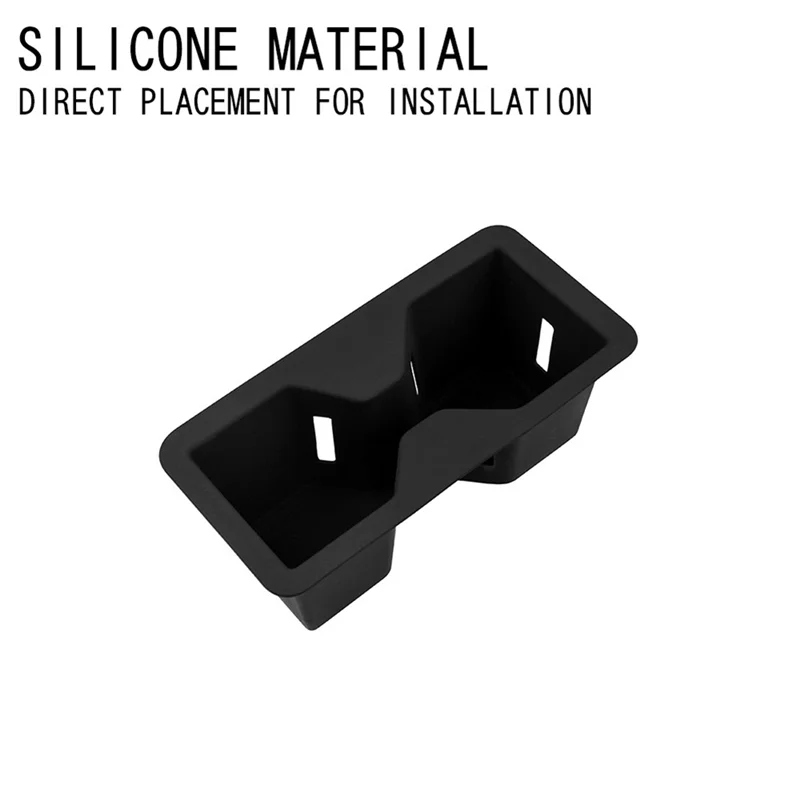 

Car Center Console Silicone Water Cup Holder Insert Interior Accessories For Toyota Prado LC250 2023+