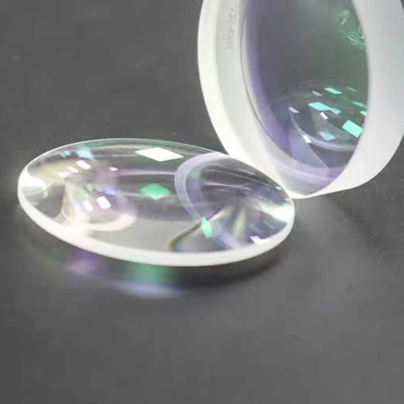 Lente di protezione laser Finestra al quarzo D30mm F100-F200mm per macchina da taglio laser ad alta potenza 4KW Copertura di messa a fuoco collimante