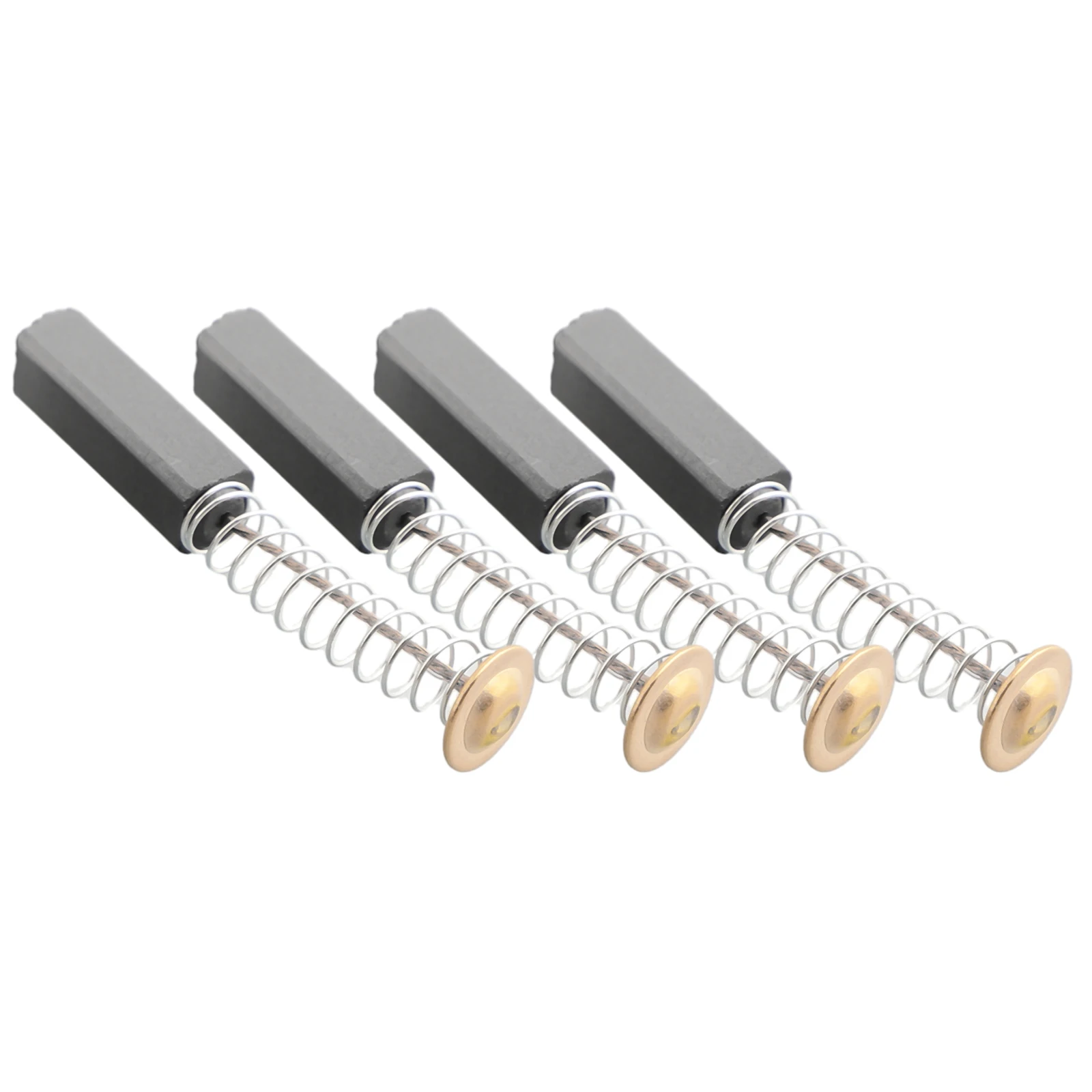 4Pcs Carbon Brushes for Power Tool Motors Compatible with Common Electric Drill and Grinder Models Using 6mm x 6mm x 20mm