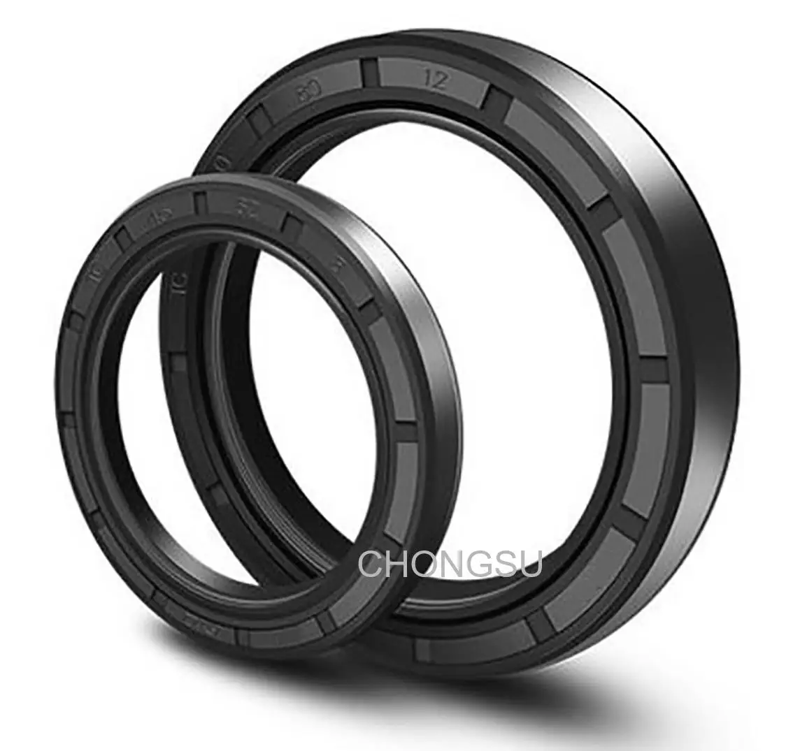 

1Pcs Black ID 60mm/62mm TC/FB/TG4 Skeleton Oil Seal Rings NBR Double Lip Seal Gasket For Rotation Shaft