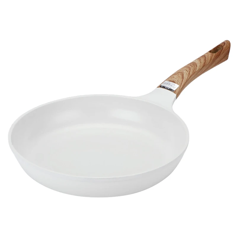 Ceramic Frying Pan Non-Stick Pans Deep Fryer Wok For Cooking Pots Round Frying Pan With Handle Kitchen Enamel Pan