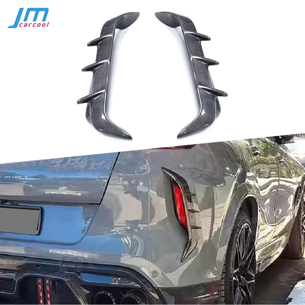 

Задний бампер автомобиля из углеродного волокна, канады, разветвители, клапаны, накладки на фартуки для BMW F96 X6 2019-2022 FRP, комплекты кузова, декоративные аксессуары
