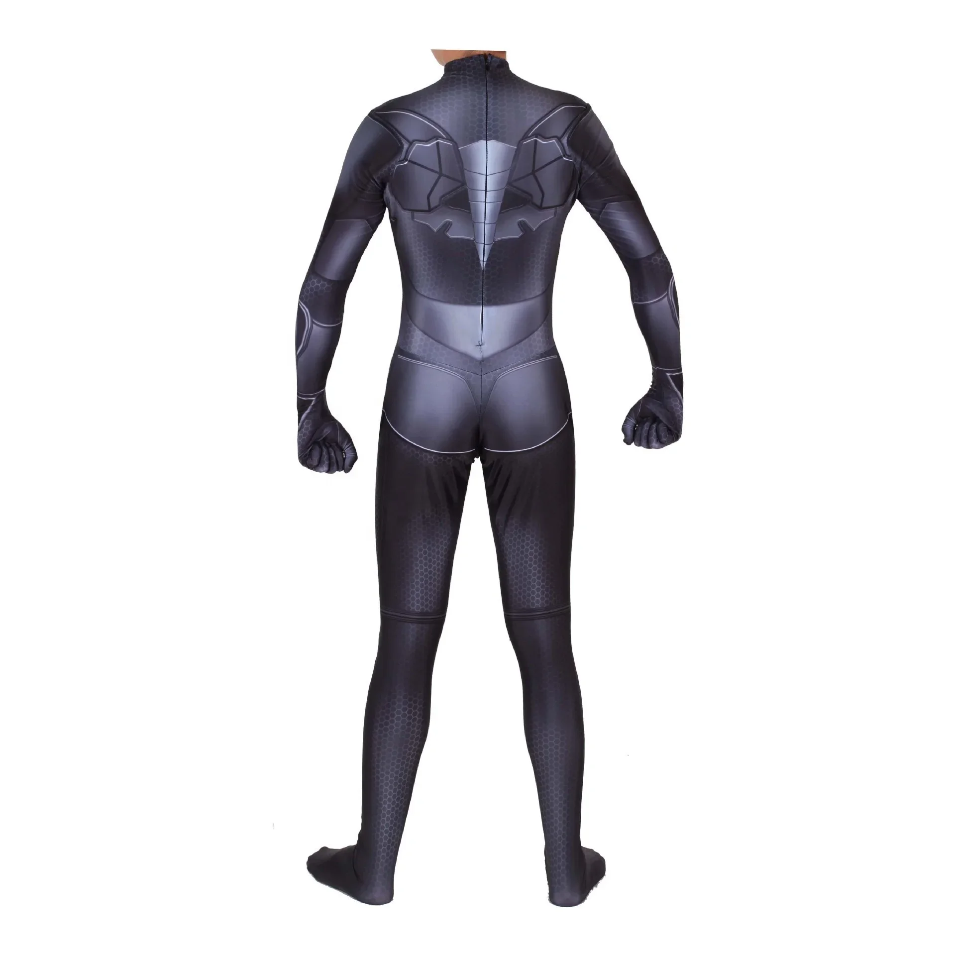 Costume de cosplay Gotham Smile Hero Black Zentai, costume de chauve-souris pour la fête de carnaval d'Halloween, costume de chauve-souris du maire, anime populaire DC TV et film