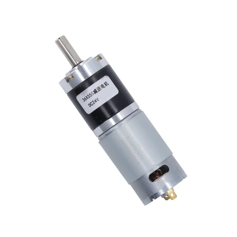 DC24V Self Locking Worm Gear Motor CW CCW High Torsion Speed Reduction Motor 700mA 36X555 300RPM