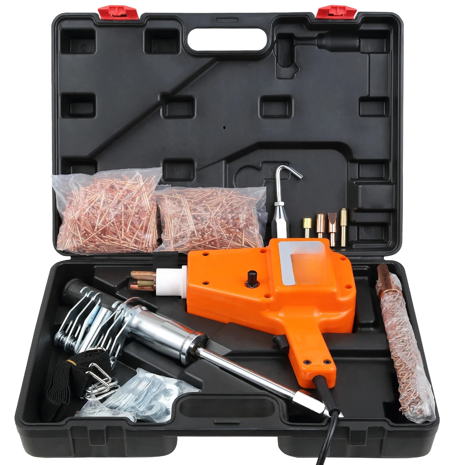 Stud Welder Kit Dent Remover Puller Repair 800VA Electric Spot Welder Stud Gun Car Body Repair Tools for Auto Repairing