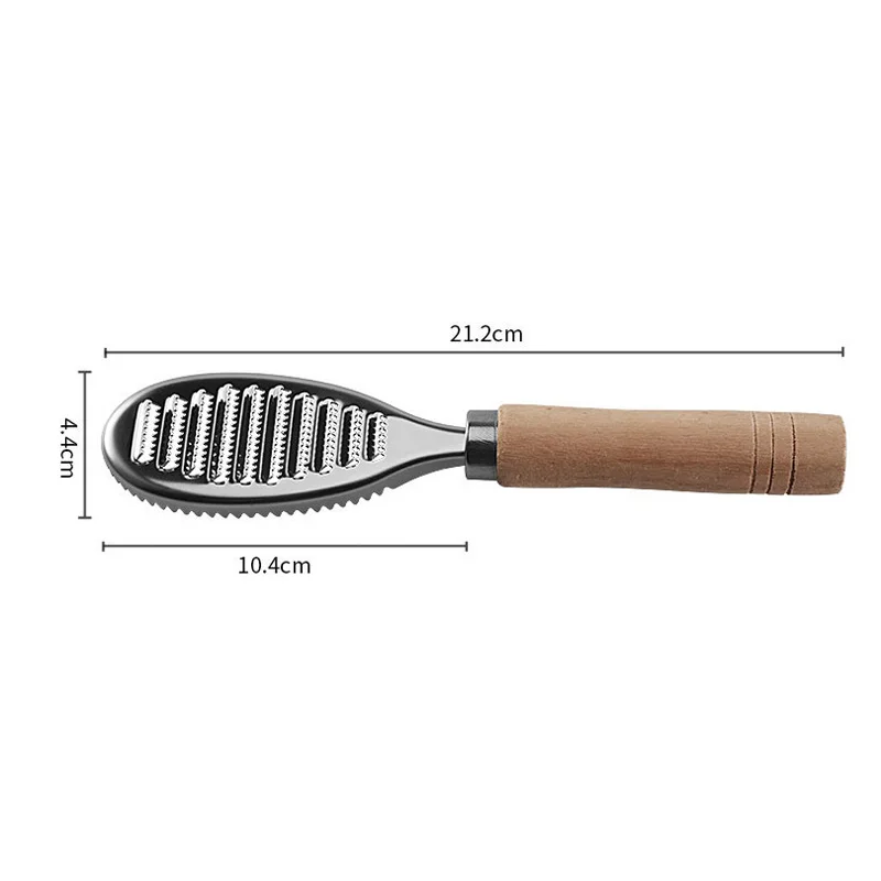 100Pcs/lot Double Sided Stainless Steel Fish Scale Scraper Fish Scale Brush Fish Scale Artifact  Fish Scale Tool