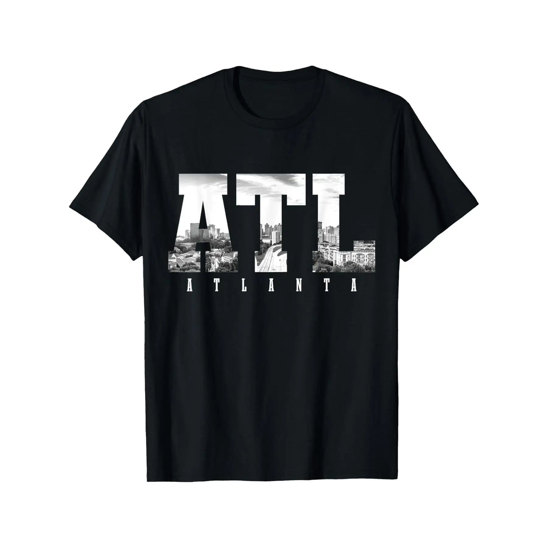 

Atlanta T-shirt Men Women ATL City Skyline Graphic Tee Georgia Urban Style Travel Souvenir Gift Top