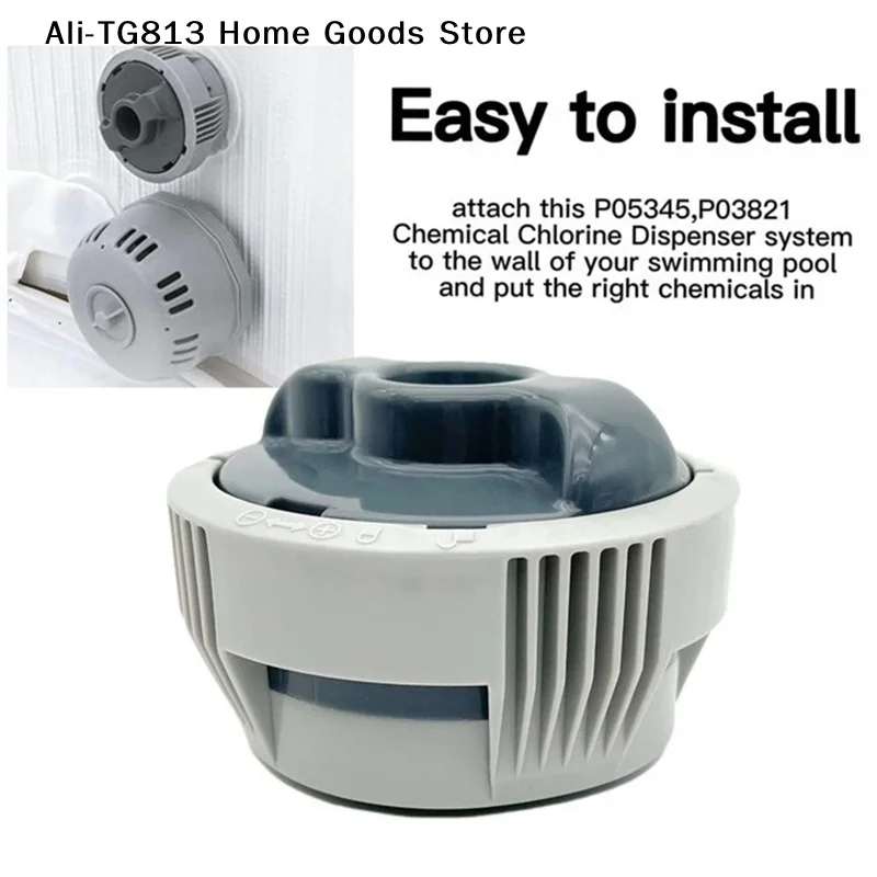 [TG813] Sistema dispensador de cloro químico para piscinas P05345 P03821 Repuesto de dispensador de cloro para spa Lay-Z-Spa y jacuzzi