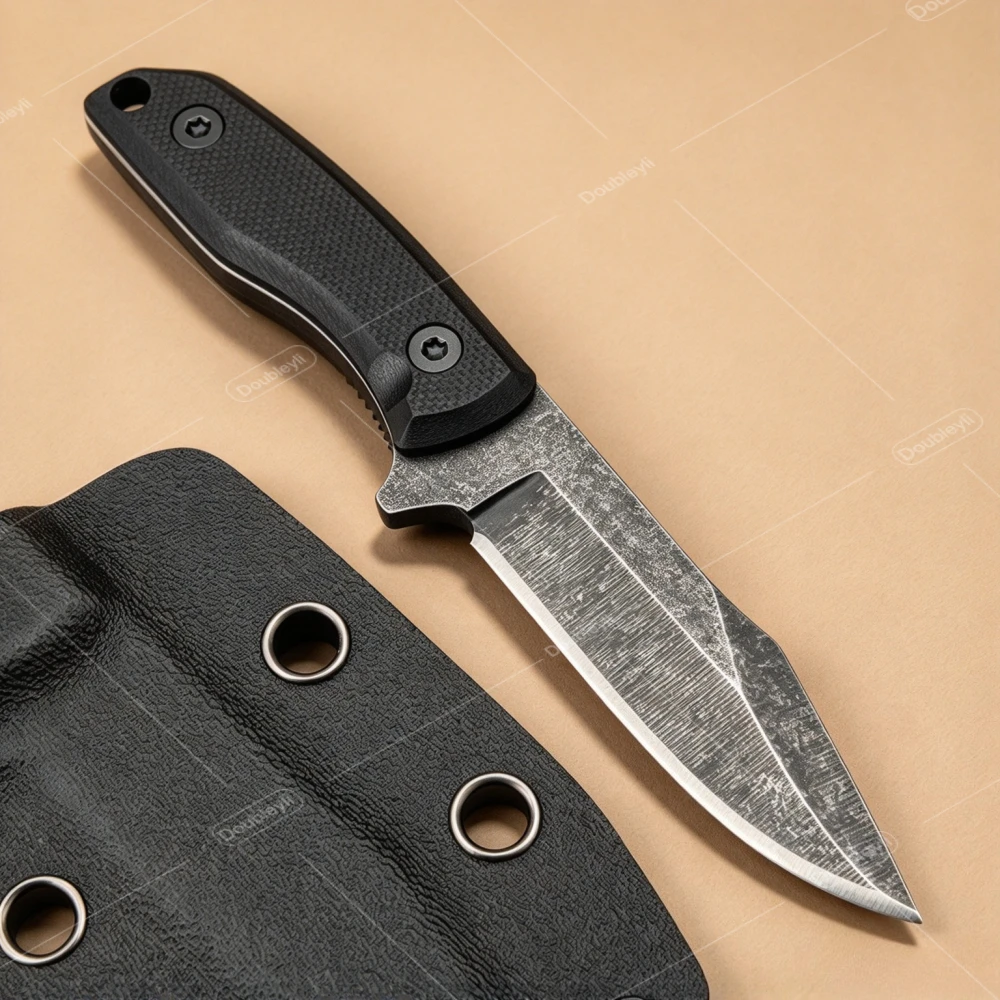 High‑quality Mini Straight Knife with Protective Sheath Portable EDC Tool Food Preparation Camping Practical Picnics Fruit Knife