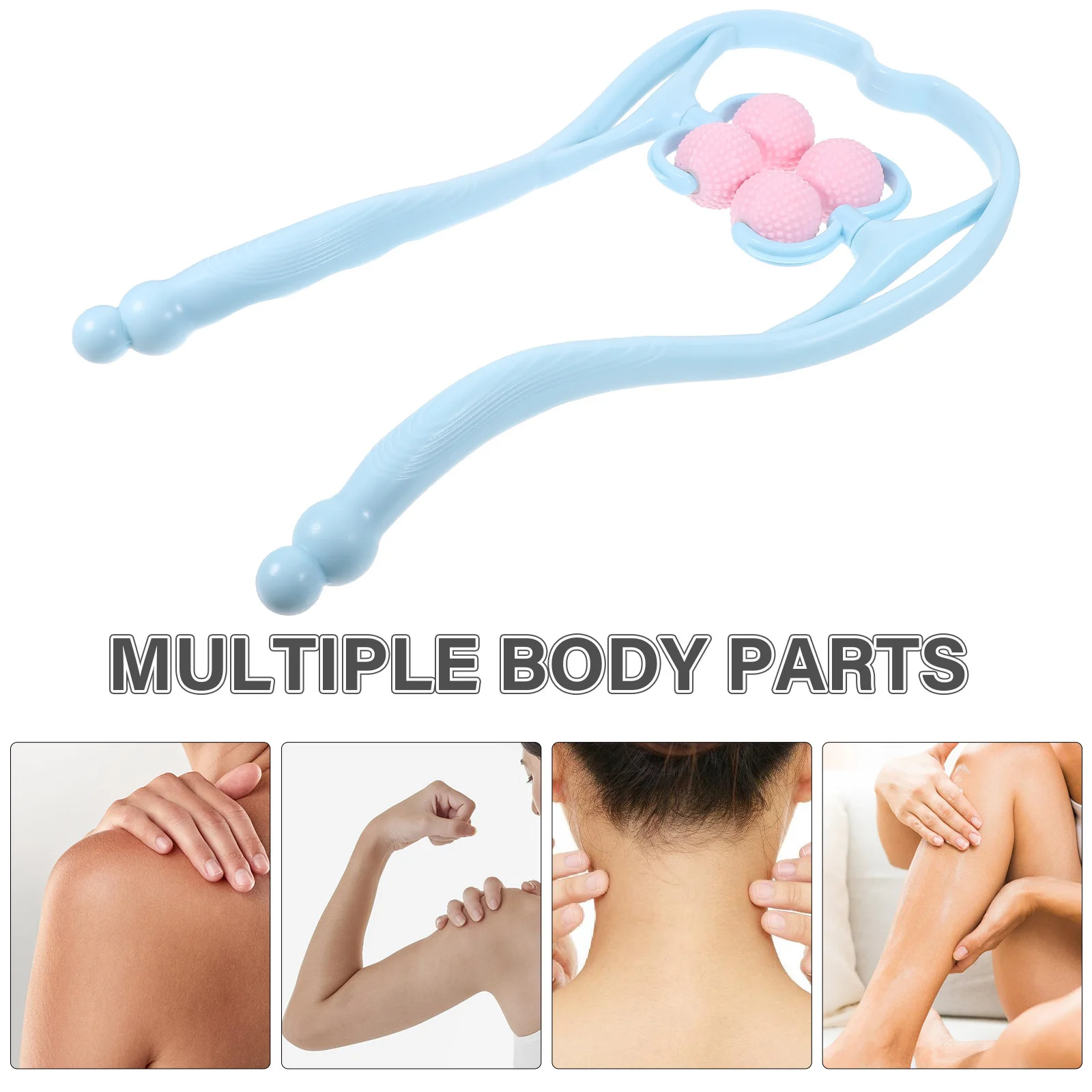 

1 set 1 Set Of Massage Clamp Manual Neck Roller For Pain Relief Portable Muscle Massager Deep Tissue Cervical Tool Travel Body