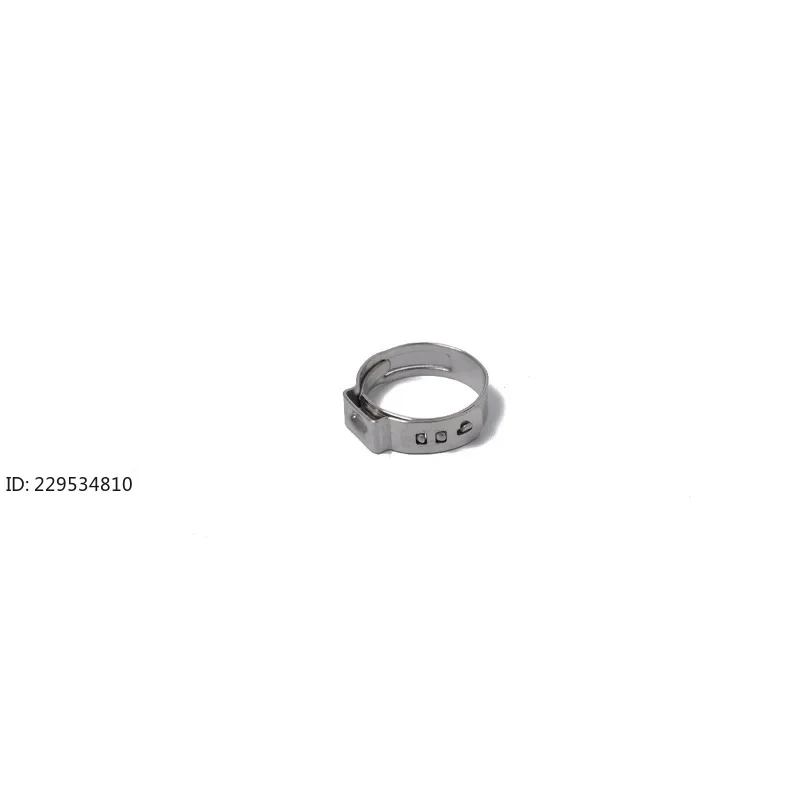 Combination 90PCS set stepless clamp, stainless steel 304 single ear clamping clamp 90 pcs 12 kinds of specifications