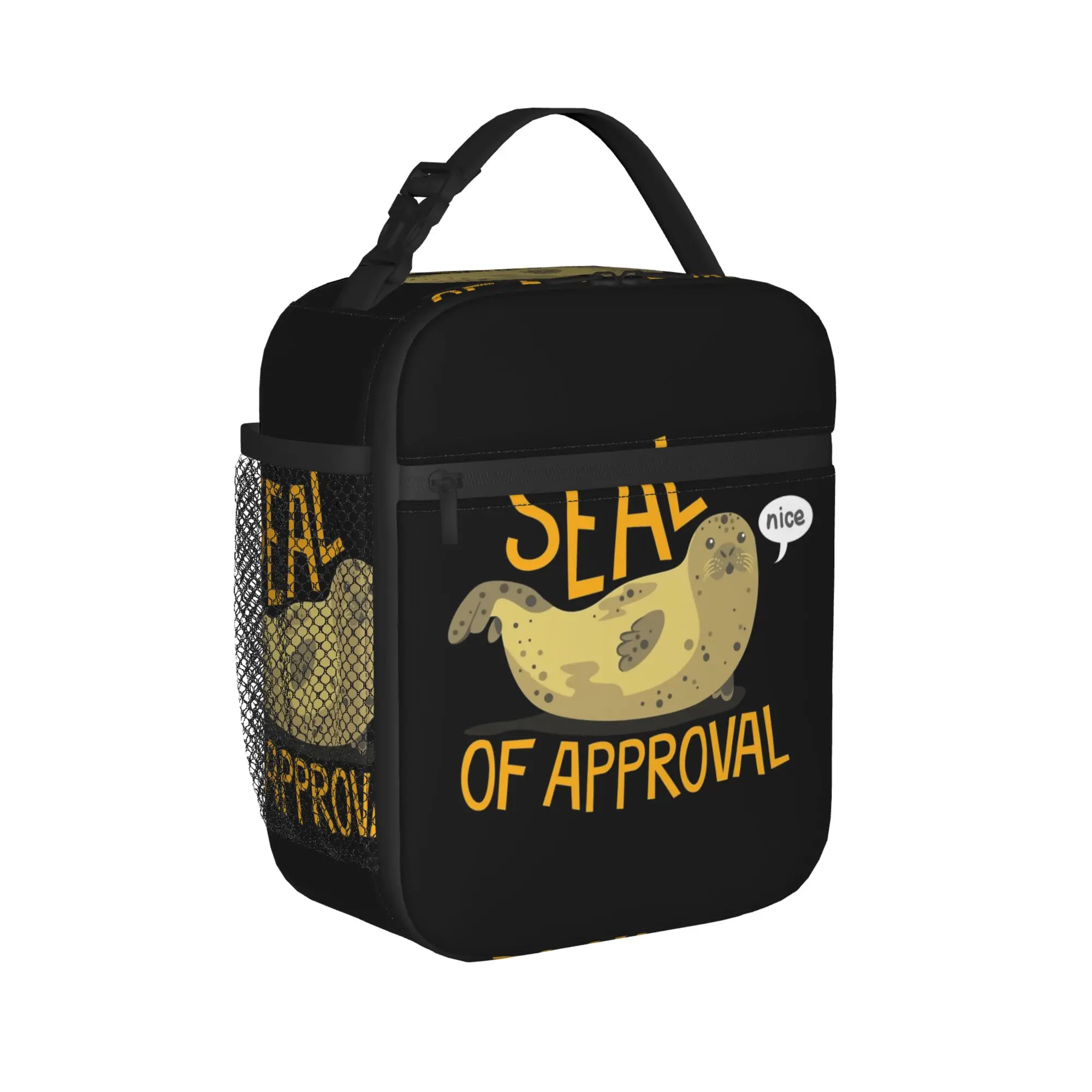 Seal of Approval Neil the Seal Thermal Insulated Lunch Bag for Work  Portable Food Bag Container Thermal Cooler Food Box