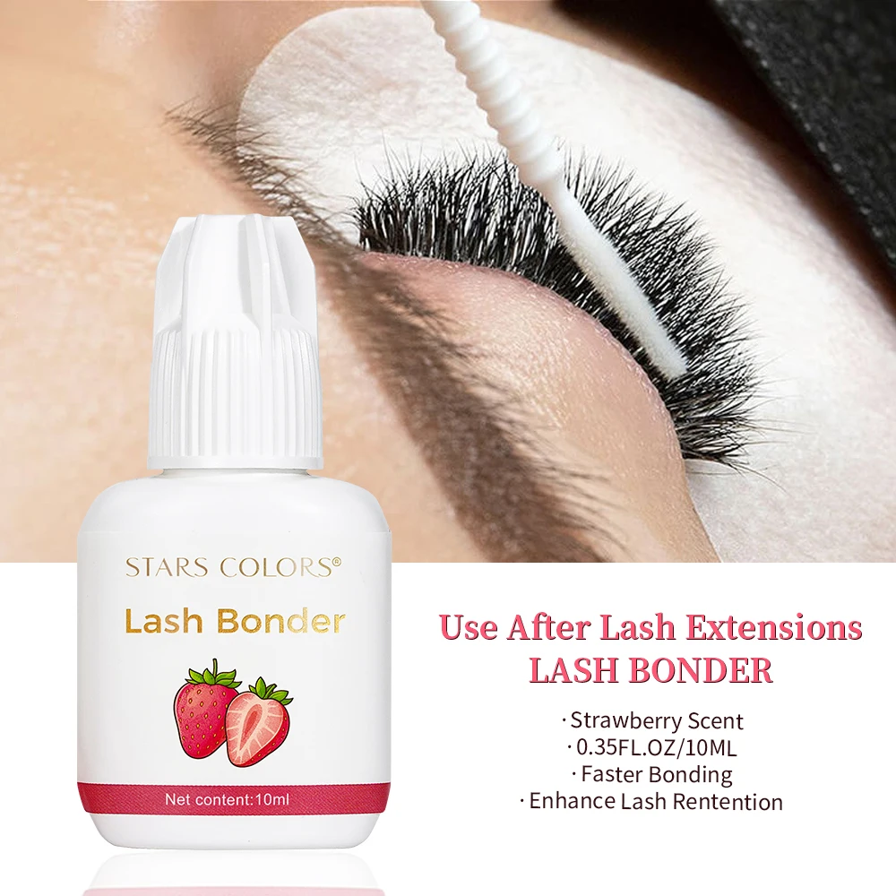 10ml Lash Bonder Speed Up Curing Reduce Irritation Enhance Lashes Glue Bond Makeup Tools