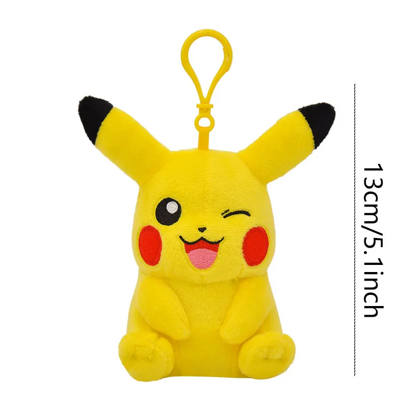 LLavero de juguete de peluche Kawaii de Pokemon Rowlet Love Series, llavero con colgante para mochila, muñeco, regalos de cumpleaños para chico