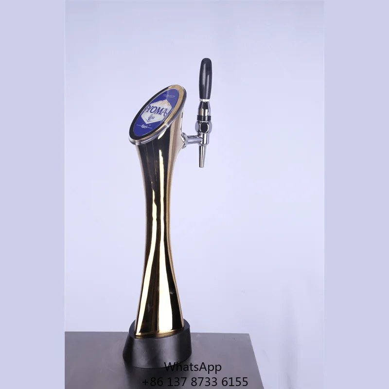 

Hot Selling One-Tap Stainless Steel Draft Beer Kegerator Tower Brass Beer Dispensing Column For Bar Pub Or Home Use