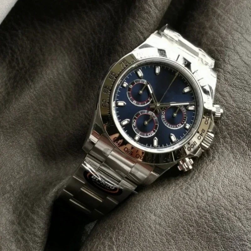 2023 neue Sport Chronograph Top Marke Luxus Edelstahl Mechanische Uhr Für Männer Automatische Datum Saphirglas