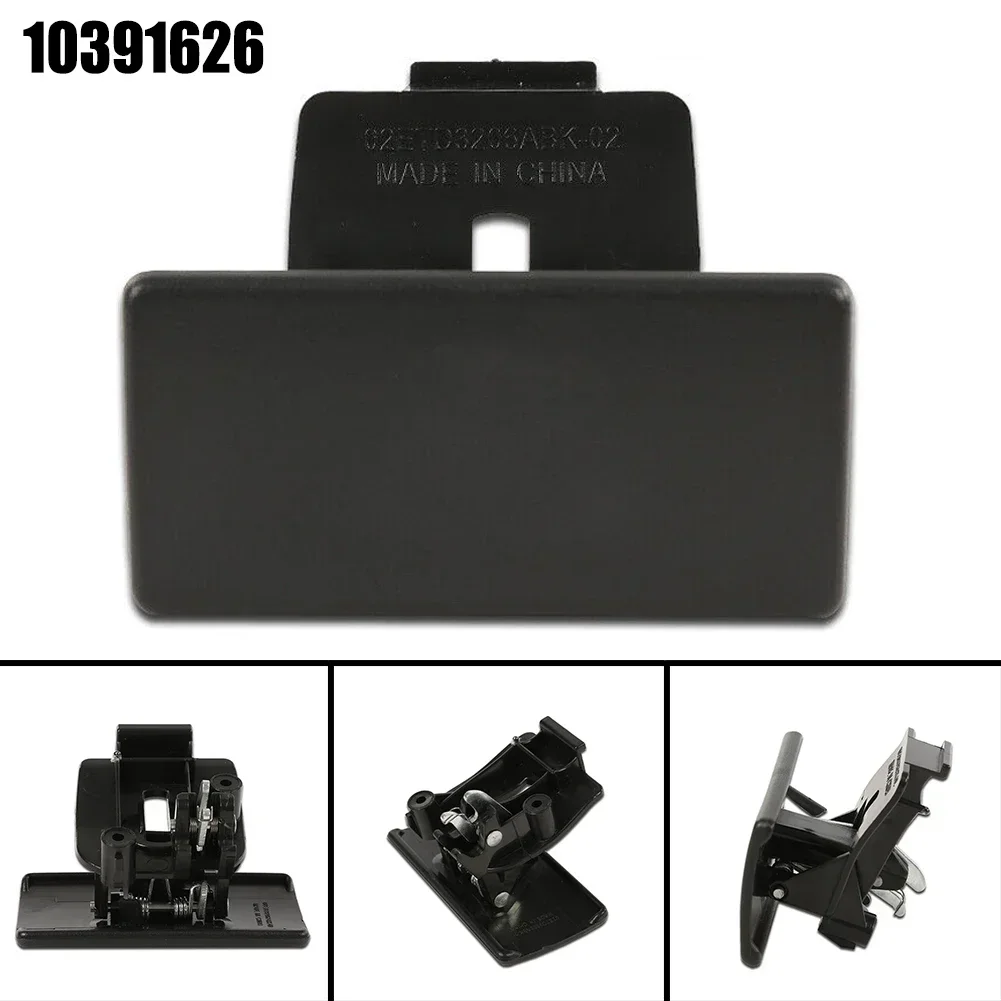 VERYUS 1 pieza de pestillo de puerta de guantera negro compatible con Colorado Canyon H3 2006-2012 10391626 de plástico para Chevy Colorado/Canyon 2008-2012