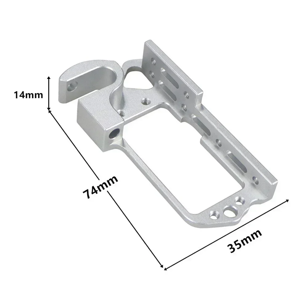 Interruttore servo parabolico Dispositivo di lancio aereo Dispenser di coppia di grandi dimensioni + Servo braccio in metallo 25T per modello di auto RC Drone Heli Multicopter