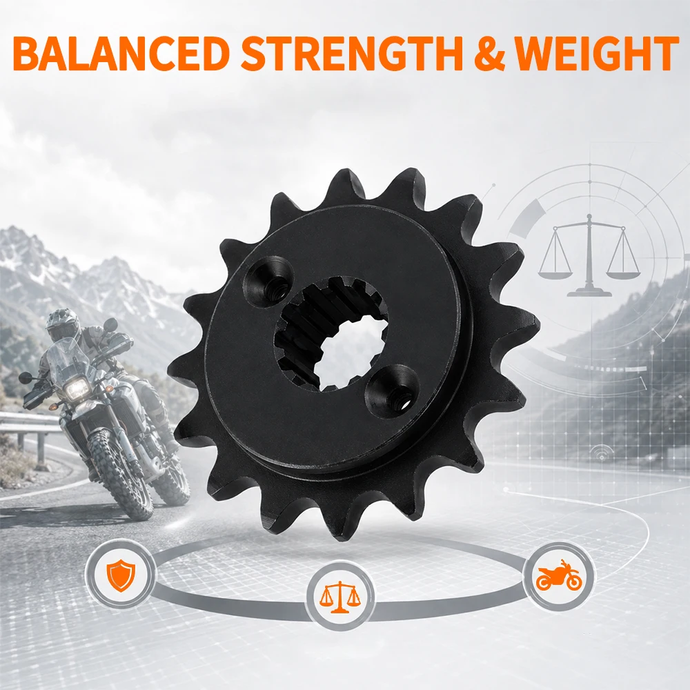 Chain Sprocket For Honda XR650L XR 650 L Motorcycle Accessories Front Small Sprockets Dirt Pit Bike Off-Road Motocross Steel