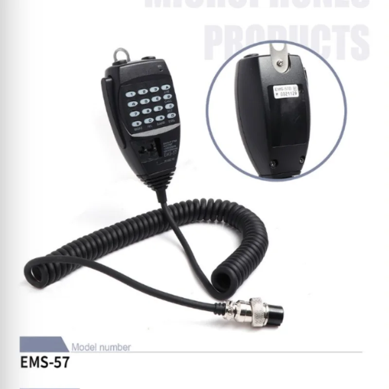 

Alinco EMS-57 Ручной проводной микрофон XLR с клавиатурой DTMF для рации, совместимый с DR-620D/635 DR-430/435/135