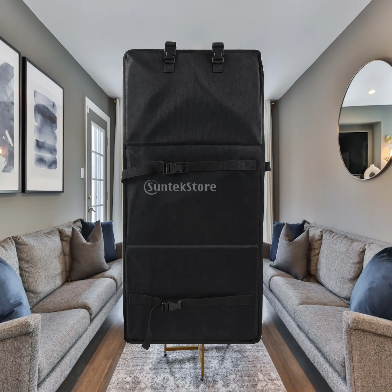 Foldable Ladder Cushion with Attachment Buckles Adjustable Foldable Ladder Pad Space-Saving Heavy Duty for Children, Home