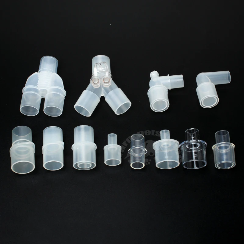 Breathing Circuit Corrugated Tube L Y Shape Connector Straight Connection Adapter Respiratory Anesthesia Tube Connector