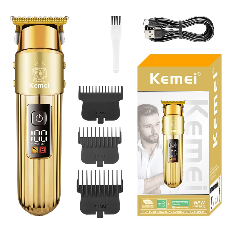 

KEMEI Km-2262 Professional Salon Hair Trimmers Electric Hair Clipper Machine Power Trimmers & Clippers