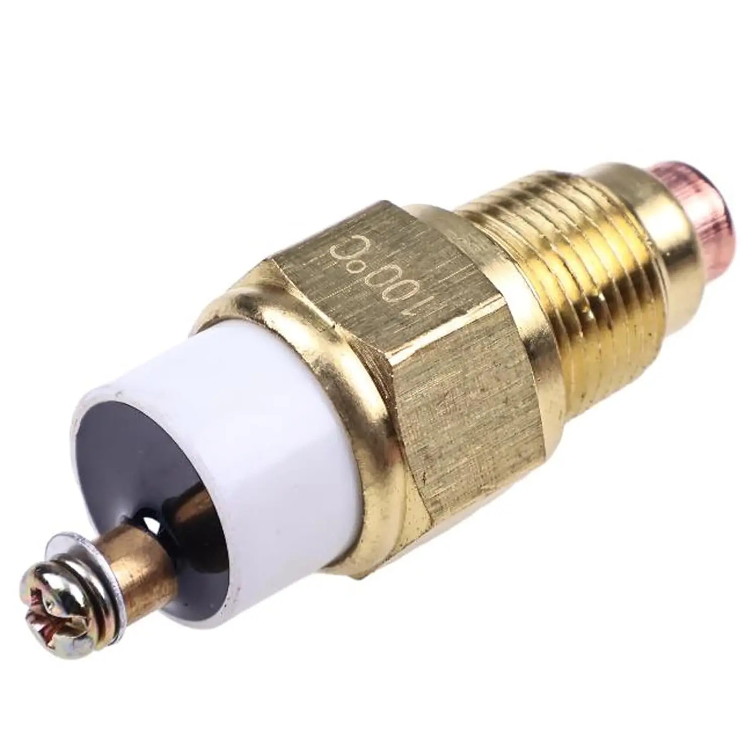MUGURO 100C Thermo Switch 120130-91370, Mechanical, Automatic, Thermal Actuator, For Yanmar 4JH3-HTE, 4JH3-DTE, 3JH2, 3JH3, 3JH4