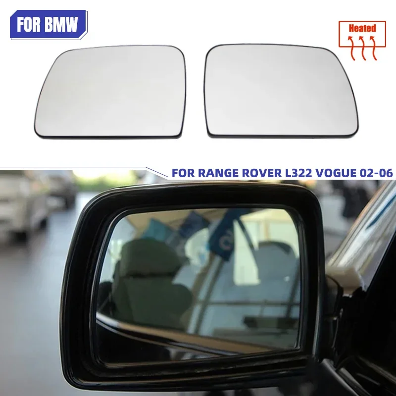 For Land Rover Range Rover L322 Vogue 2002-2006 Door Wing Rearview Mirror Glass Side Mirror Lens Heated Side Mirror Glass
