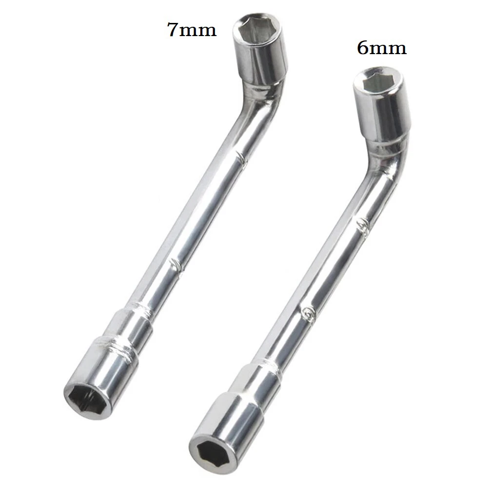 1pc 6mm 7mm Sechs kant schlüssel l-förmige Schrauben mutter Schraubens chl üssel hülse Wartungs werkzeug Hülsens chl üssel für ender 3 mk8 Düsen drucker werkzeug – Detail 4