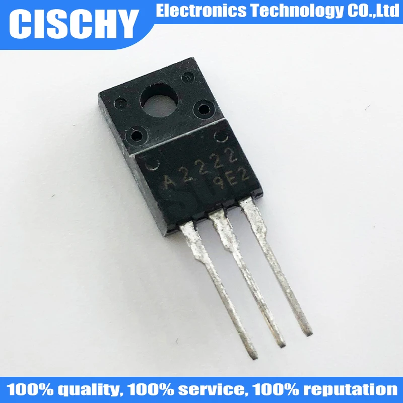 10pcs/lot=5pair (5pcs A2222 + 5pcs C6144)  2SA2222 2SC6144 TO-220F In Stock