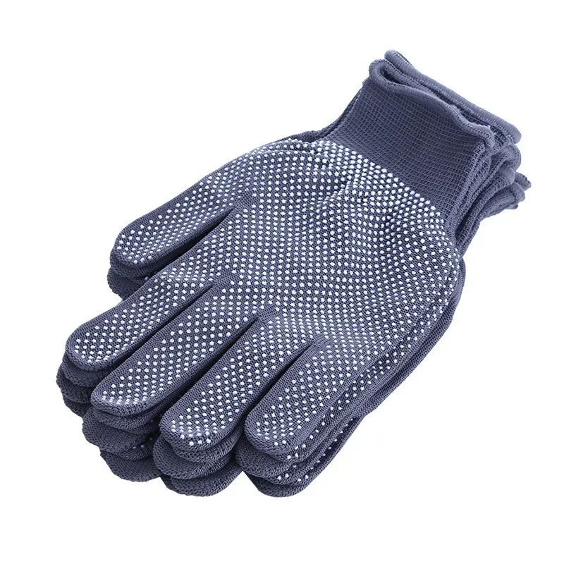 High Temperature Heat Resistant BBQ Gloves Cotton  Silicone Non-Slip  Hair Styling Work Gloves Microwave  Oven Gloves