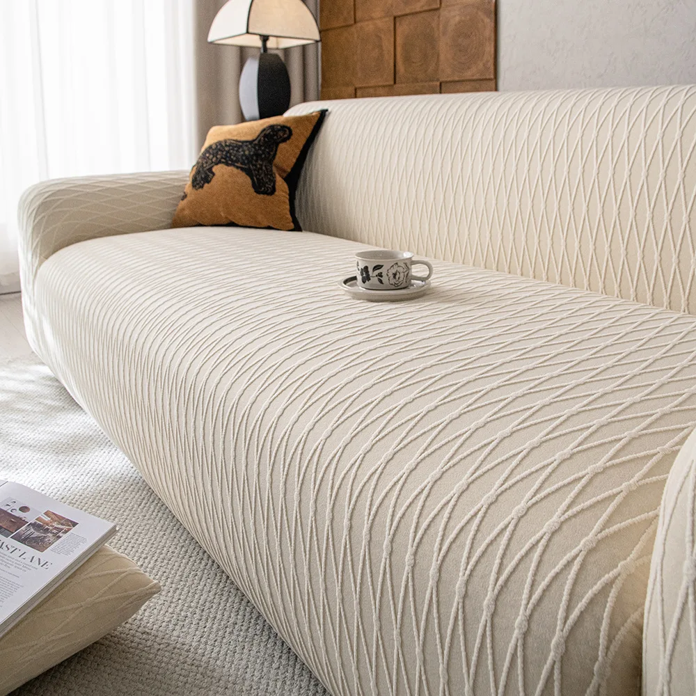 Adjustable Elastic Sofa Cover Extensible Sofa Slipcovers Non-Slip Armchair Couch Corner Sofa Covers Protector 1/2/3/4/5 Seater