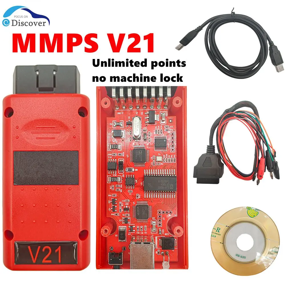 

Newest MPPS V21 With Reset Button Life Time Use Mpps Full Chip With Breakout Tricore Cable OBD2 ECU Chip Tuning Tool